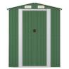 Garden Shed Green 192x274 cm - Durable Galvanised Steel