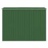 Garden Shed Green 192x274 cm - Durable Galvanised Steel