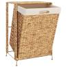 Laundry Basket 44x34x64 cm - Rustic Water Hyacinth Hamper