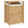 Laundry Basket 44x34x64 cm - Rustic Water Hyacinth Hamper