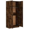 Wardrobe Smoked Oak 90x50x200 cm - Stylish Storage Solution