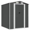 Garden Shed Anthracite 192x191x223 cm Galvanised Steel Colour anthracite Size 192 x 191 x 223 cm Quantity in Package 1 