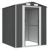 Durable Anthracite Garden Shed - 192x191x223 cm Steel Storage