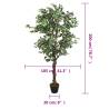 Artificial Ficus Tree - 200 cm Green | 1260 Leaves | Hipomarket