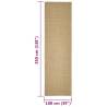 Durable Sisal Rug for Scratching Post - 100x350 cm