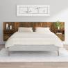 Bed Headboard with Cabinets Smoked Oak Engineered Wood Colour smoked oak Quantity in Package 1 Model one drawer and one shelf 