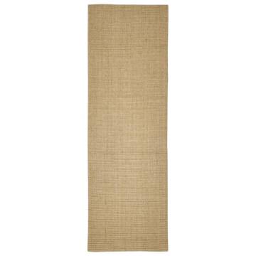 Durable Sisal Rug for Cat Scratching Post - 80x250 cm