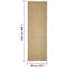 Durable Sisal Rug for Cat Scratching Post - 80x250 cm