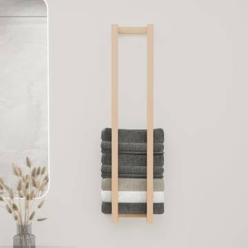 Stylish Pine Towel Rack - Space-Saving Design | HipoMarket