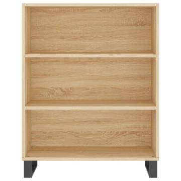 Stylish Highboard Sonoma Oak - Engineered Wood Storage