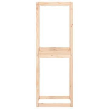 Tire Rack 63x40x180 cm Solid Wood Pine - Organize Your Garage