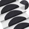 Self-adhesive Stair Mats 5 pcs Black 56x17x3 cm Needle Punch Colour black Size 56 x 17 x 3 cm Quantity in Package 5 