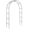 HI Rose Arch Green 140x38x240 cm Steel - Garden Decor