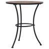 Mosaic Bistro Table Orange/Grey 60cm - Stylish Outdoor Table