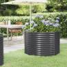 Garden Raised Bed Powder-coated Steel 100x100x68 cm Anthracite Colour anthracite Size 100 x 100 x 68 cm Quantity in Package 1 