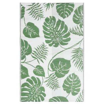 Trendy Green Outdoor Rug 190x290 cm - Stylish & Cozy