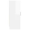 Shoe Cabinet High Gloss White - Stylish Storage Solution