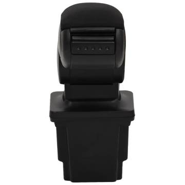 Stylish Car Armrest - Adjustable Black Storage Box | HipoMarket