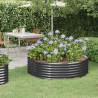 Garden Raised Bed Powder-coated Steel 140x140x36 cm Anthracite Colour anthracite Size 140 x 140 x 36 cm Quantity in Package 1 