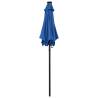 Elegant Azure Blue Parasol with LED Lights - 200x211 cm