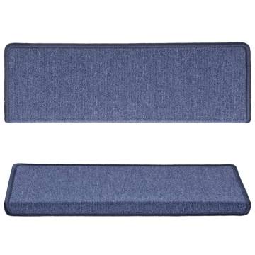 Blue Stair Mats - 10 pcs | Stylish Non-Slip Protection