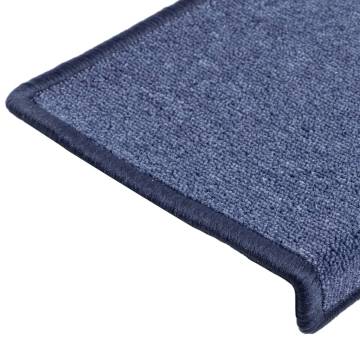 Blue Stair Mats - 10 pcs | Stylish Non-Slip Protection