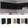 Hanging Cabinets 2 pcs Black 50x31x60 cm Engineered Wood Colour black Quantity in Package 1 Model 2x hanging cabinet (1 door) 50 cm Number of 