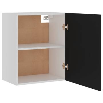 Hanging Cabinets 2 pcs Black - Space Saving Storage Solution