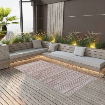 Outdoor Carpet Brown 120x180 cm PP for Cozy Spaces