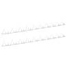 Wall Spikes 2 pcs Steel 1 m | Secure Your Property