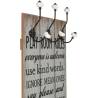 Vintage Wall-Mounted Coat Rack with 6 Hooks - Hipomarket UK