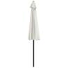 Balcony Parasol with Aluminium Pole Sand | 270x144 cm Half