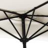 Balcony Parasol with Aluminium Pole Sand | 270x144 cm Half