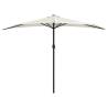 Balcony Parasol with Aluminium Pole - 300x155 cm Half