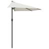 Balcony Parasol with Aluminium Pole - 300x155 cm Half