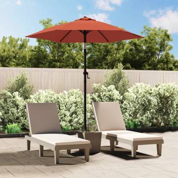 Terracotta Parasol 200x224 cm - Durable & Stylish Protection