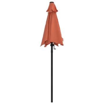 Terracotta Parasol 200x224 cm - Durable & Stylish Protection