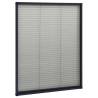 Plisse Insect Screen for Windows - Anthracite 60x80cm