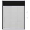 Plisse Insect Screen for Windows - Anthracite 60x80cm