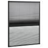 Plisse Insect Screen for Windows - 60x80 cm Aluminium