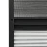 Plisse Insect Screen for Windows - 60x80 cm Aluminium