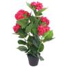 Artificial Hydrangea Plant with Pot 60 cm Red Colour red Quantity in Package 1 Type hydrangea/60 cm 