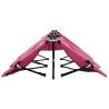 Two Person Folding Sun Lounger - Pink Steel | HipoMarket