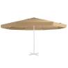 Replacement Fabric for Outdoor Parasol - Taupe 500 cm