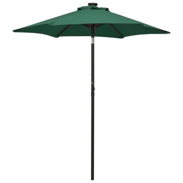 LED Green Parasol 200x211 cm | Durable & Stylish Design