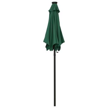 LED Green Parasol 200x211 cm | Durable & Stylish Design