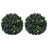 Artificial Boxwood Balls 2 pcs - 22 cm - Outdoor & Indoor Decor