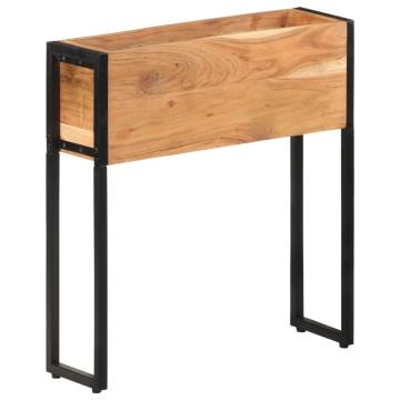 Planter 60x20x68 cm Solid Acacia Wood - Stylish & Durable