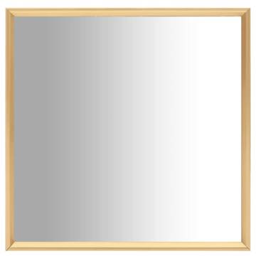 Elegant Gold 40x40 cm Mirror | Minimalist Home Decoration