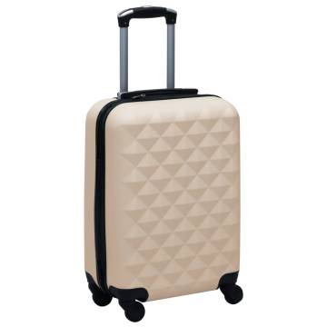 Hardcase Trolley Gold ABS - Durable & Stylish Suitcase